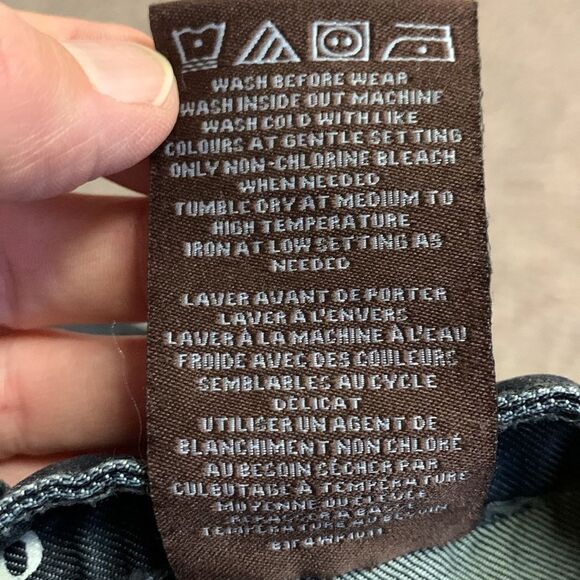 Black Brown 1826 Black Wash Whiskered Classic Fit Straight Leg Jeans Size 36X32 - Picture 13 of 16